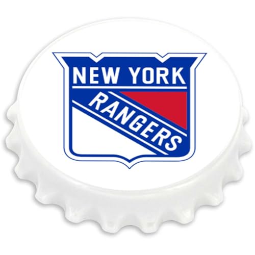 Aminco NHL New York Rangers Giant Bottle Cap Bottle Opener and Magnet