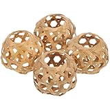 Abat-jour tressé : cet abat-jour en bambou tressé pour suspension crée une ambiance décorative et rustique dans votre pièce, style vintage