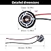 HUIQIAODS 1156 BA15S P21W Wiring Harness Sockets Adapter for LED Bulbs Turn Signal Lights Backup Lights Time Running Lamps 2Pcs