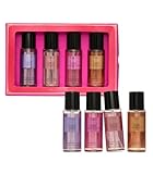 Victoria's Secret Fragrance Mist Collection 4 Piece Mini Mist Gift Set, Assorted Scents, Gift Set for Women
