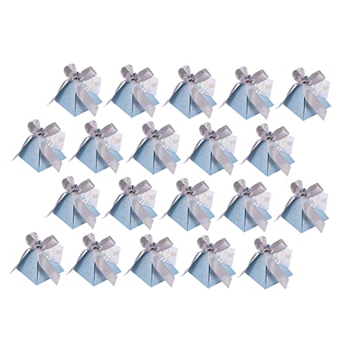 20pcs container decorate sweets Paper happy candy storage box candy box empty box rack Wedding Supplies snack box candy stand candy candys chocolate box candy storage case