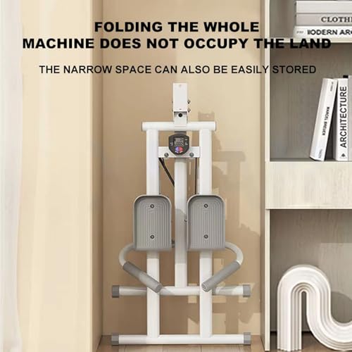 Machine d'escalade 2-en-1 compacte pour s'entraîner efficacement dans son salon