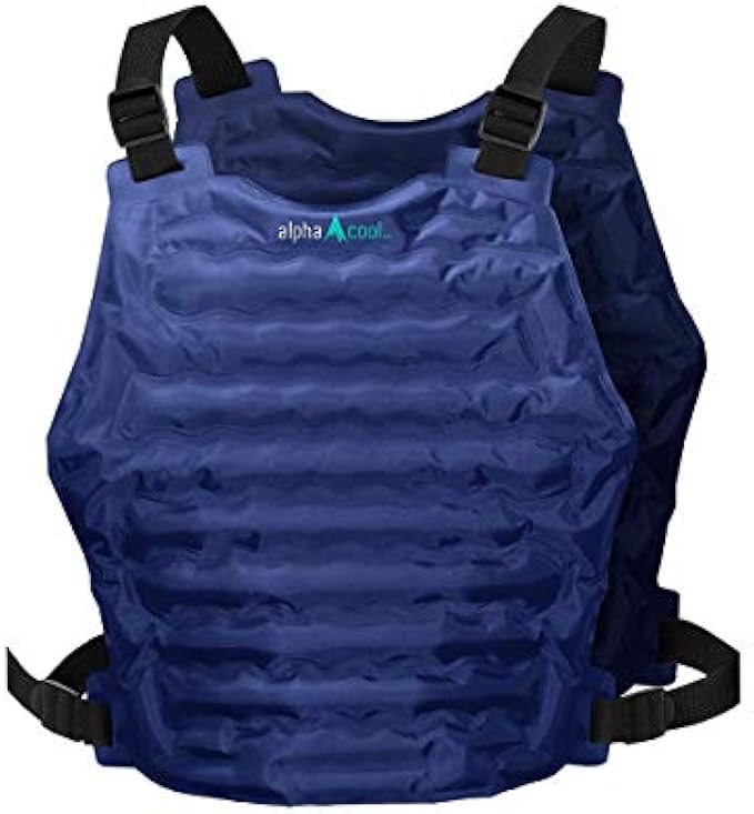Alphacool Polar Cooling Vest for Men and Women – Reusable Flexible Cooling Ice Vest with Adjustable Straps for Hot Weather Outdoor Working Conditions
