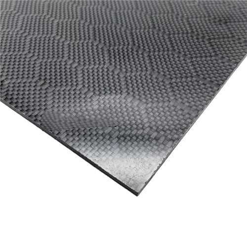 500x500mm Honeycomb Texture Surface Carbon Fiber Plate Sheet Glossy Carbon Fiber Plate 3K High Composite Hardness Material 3k Carbon Fiber(500x500x1.5mm)
