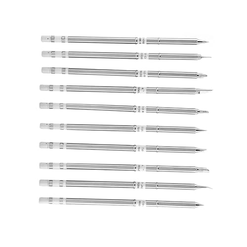 Image of T12 Series Soldering Iron Tips Soldering Repair Tool Welding Tool Replacement for FX-951 Rework Station(Pack of 10)