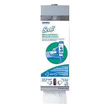 Scott Mega Cartridge Napkin Dispenser System 09023, for Scott Disposable Paper Napkins, 8 x 22.6 x 5.7, 1 Kit/Case