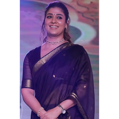 Image of Original Maheswari Cotton Silk Saree for Women | Kanjivaram Pure Silk Cotton Sari with Blouse | Zari Work | Tassels | Handloom Weave