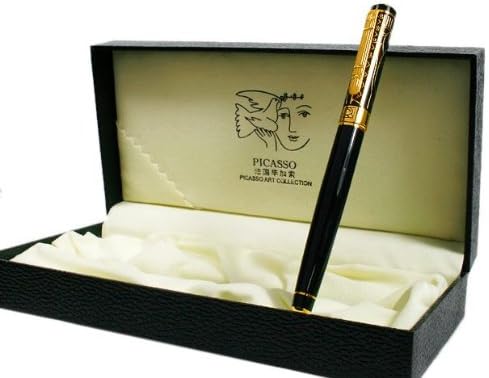 PICASSO BLK DREAM WOMAN ART GOLD PLATED ROLLARBALL PEN CHRISTMAS PARTY GIFT HOT