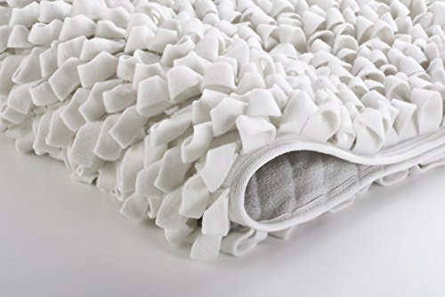 Kleine Wolke Textilgesellschaft Falbala Bath Mat, Grey Combination, 0.73 x 60 x 4 cm