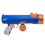 Nerf Dog Tennis Ball Blaster Dog Toy Blue/Orange, 16 Inch Compact Blaster with 1 Ball