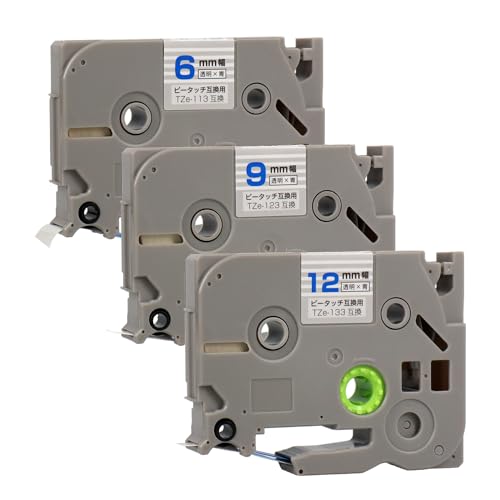 �y�G�R�X���z�u���U�[�p �s�[�^�b�`�݊� Tze�e�[�v ����/���� 6mm(TZe-113)/9mm(TZe-123)/12mm(TZe-133) �e1�� (�S3��) TZe�e�[�v�݊� ���x�����C�^�[ P-TOUCH CUBE �s�[�^�b�`�L���[�u�Ή�