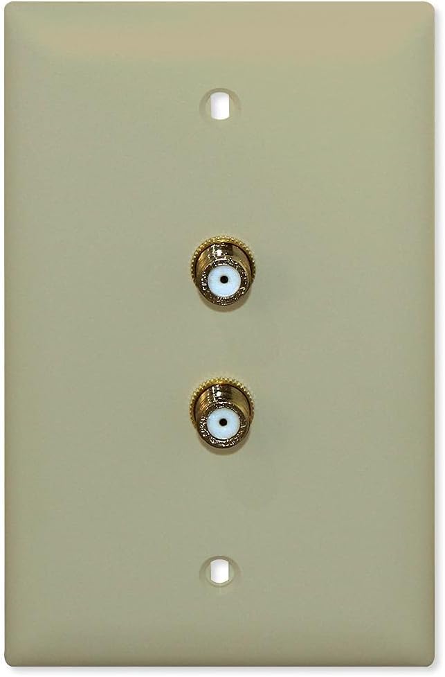 Advanced Dynamics ADSWP1 Ivory Splitter Or Wallplate Pro Original - Ivory