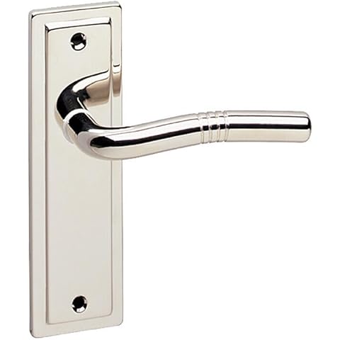 URBNLIVING Nevada Metal Lever Latch Door Handles Set Cover