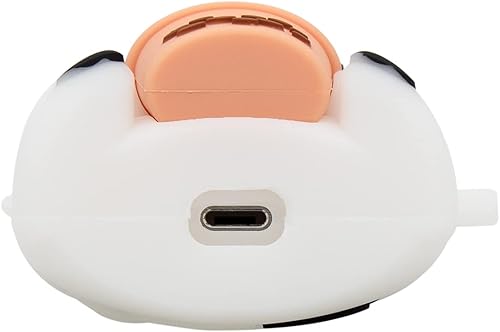 Miniatura 7 de Mouzor Bonita funda para Airpods 2 funda para Airpods 2 divertida funda de animales de dibujos animados 3D de PVC suave protección completa a prueba