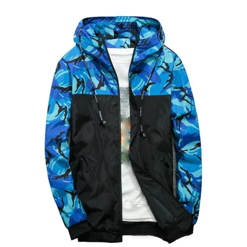 Veste de camouflage pour homme bleue taille M pour remplacer vos vieux blousons rigides