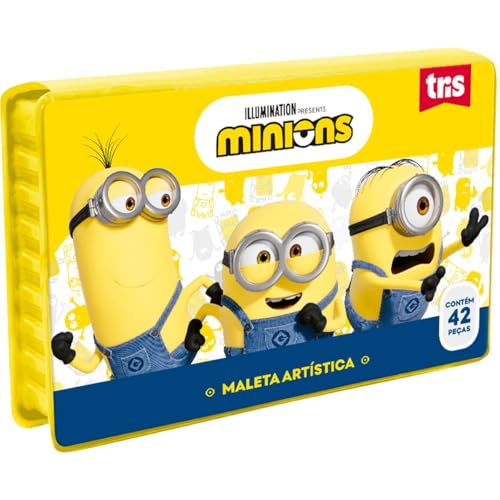 Maleta para Pintura, Minions, 42 peças, Summit