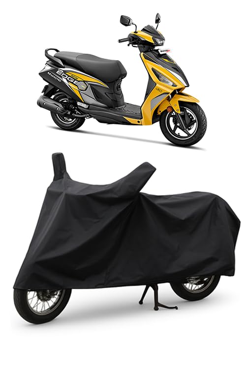 Image of DAXO Waterproof Scooty Cover for Hero Maestro Edge 125 | All Weather Protection from Rain, Dust, UV Rays & Scratches with Mirror Pockets & Buckle Belt | Maestro Edge 125 Scooty Cover