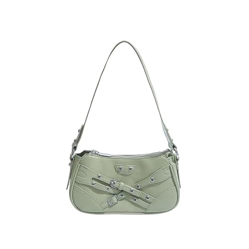 LCHJX Sac d'épaule PU Leather Y2K Purse-b Punk Sac de fourre