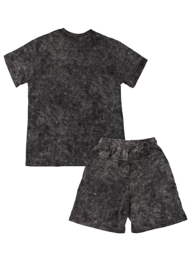 Image of Boys Two Piece Summer Outfits Tie Dye T-Shirt and Shorts Clothes Set for Kids 4-13