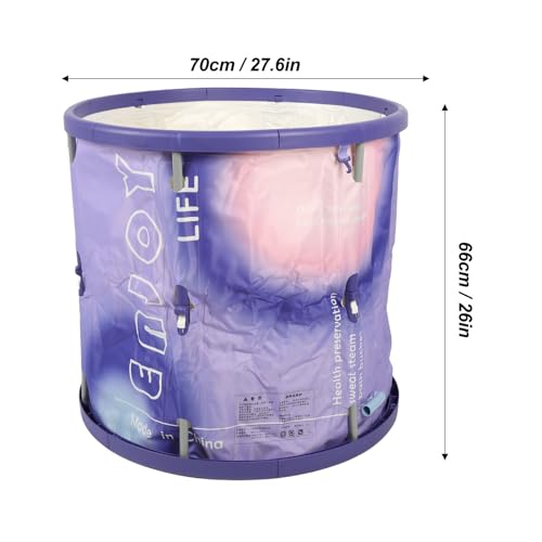 Bañera de hidromasaje plegable para terraza o ducha con capacidad de baño de hielo 5