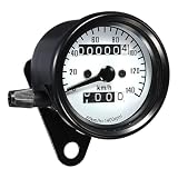 Gettimore per Tachimetro Moto per Doppio Contachilometri 12V Retroilluminazione LED per Ac...