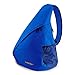 Produktbild Moderner Messenger Dreieck-Rucksack, Umhängetasche, Body Bag, Crossover Sling Bag Farbe: Royal-Blau - Goodman Design ®