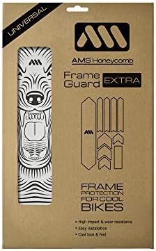 All Mountain Style AMS High Impact Frame Guard Extra Semi-transparent Protects your bike from scratches and dings