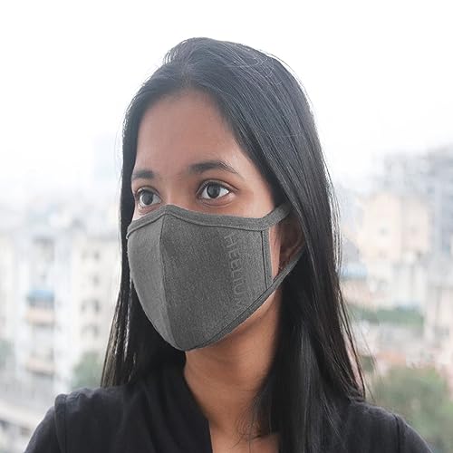 Image of HEELIUM Bamboo Face Mask For Men & Women, Super Soft, Breathable, Reusable