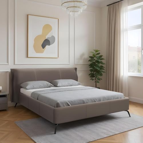 Image of Wakefit Celestra Queen Size Without Storage Upholstered Bed