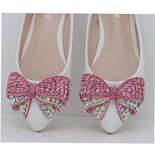 TOSSPER Scarpa Cristallo Fiore Decor Monili di Diy...