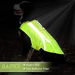 VIVAGLORY Dog Safety Vests, Water-resistant Dog Wind Breaker Jackets, Reflective & Lightweight Coats