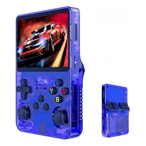 Pocket Gameboy 2.0 R36S Retro-Handheld-Konsole mit 3,5-Zoll-IPS-Display, 64 GB Speicherplatz, über 40.000 vorinstallierten Spielen und einem 3500-mAh-Akku