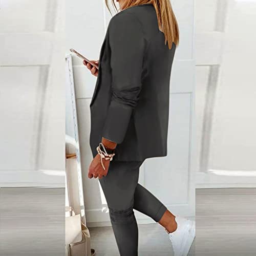 Traje de dos piezas para mujer de corte ajustado que estiliza tu figura profesional con comodidad 7