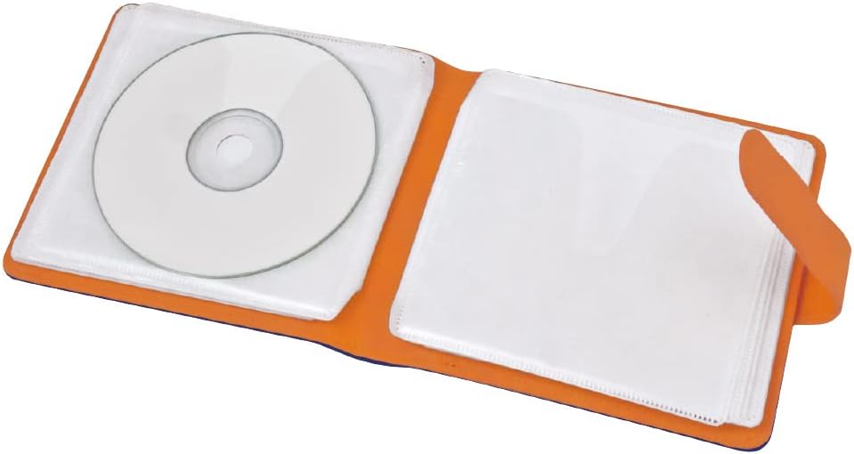 Digio2 Blu-ray Media Case, Disc Case, BD, DVD, CD, 24 Cards, Navy