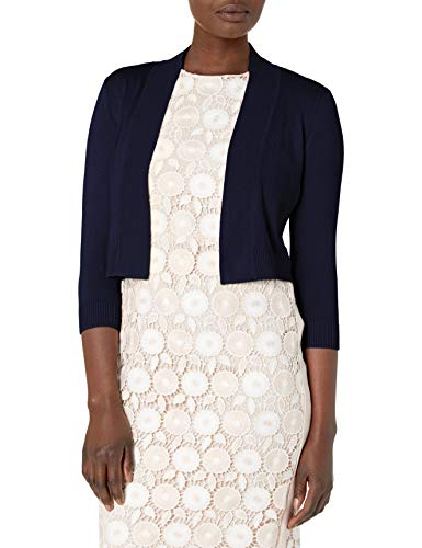 Ronni Nicole Women's Basic Shrug, Navy, Large