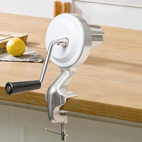 Machine à macaronis avec manivelle en aluminium et machine à pâtes manuelle - 4