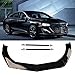for Chevrolet Camaro Malibu Sonic Monte Carlo LS SS RS LT Car Universal Adjustable Front Bumper Lip Chin Spoiler Splitter 4PCS Diffuser Protector Glossy Black
