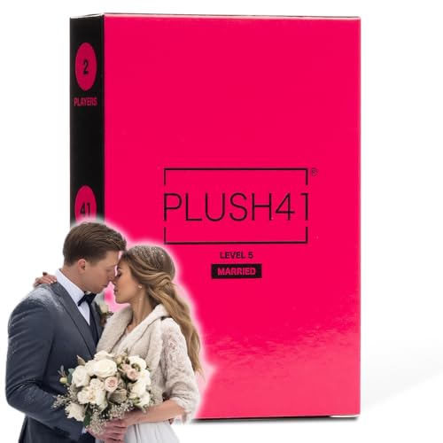 PLUSH41 MARRIED - Tarjetas de preguntas de relación para parejas casadas. Gran regalo de boda para ti o un amigo. Excelente para recién casados o si has estado casado durante años