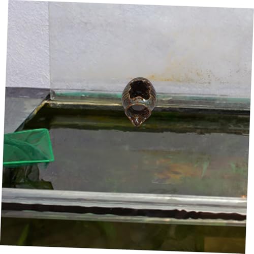Fuente de agua decorativa Hemoton para gatos y jardín miniatura 4