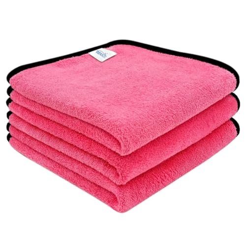 Image of HOMEXCEL Microfiber Car Cleaning Cloth | Kitchen Cleaning Cloth | 600 GSM | High Obsorbent | Extra Thick Microfiber Cloth for Cars, Bikes, Kitchen & Home