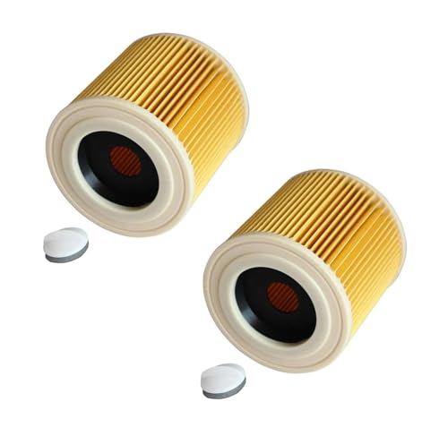Filtre de rechange pour Kärcher WD3 A2204 aspirateur eau et poussière lavable - Pack de 2