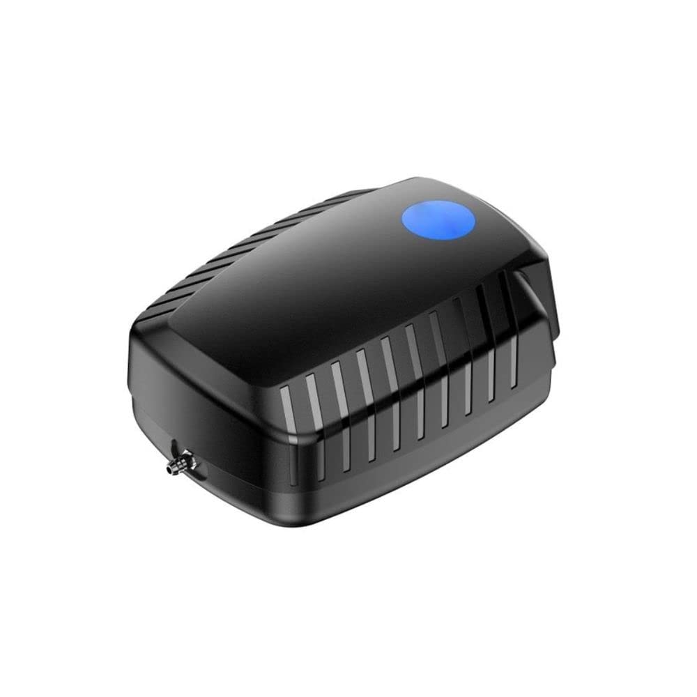 AquaOne CAP-50 - Bomba de aire (16 W, bomba de oxígeno para estanques de jardín de 18 m³, ahorro de energía, incluye manguera de aireación de aire