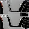 BOGAR TECH DESIGNS para Kia Soul 2023-2025 Eliminación de Cromo Frontal – Kit de Revestimiento de Vinilo Precut, Moldura Blackout Negro Brillante 4