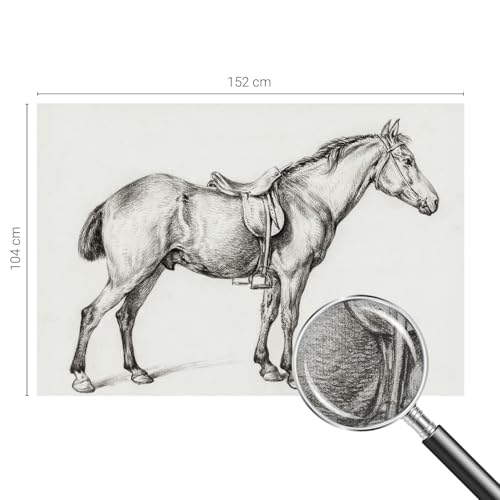 Fotomural autoadhesivo de caballo para el cabecero del dormitorio 5