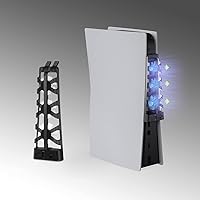 Vista 7 de Ventiladores de refrigeración PS5, ventilador de refrigeración Playstation 5 compatible con PS5 Discs Edition y edición digital