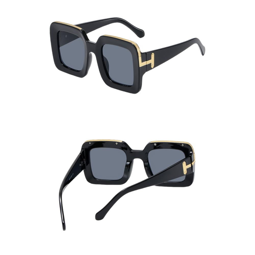Modische Sonnenbrillen für Männer und Frauen, Markendesign, für Herren und Damen, Outdoor-Sport, Fahren, UV400, Sonnenbrille, Brillen, Schwarz, 1