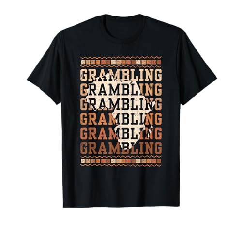 Grambling HBCU with Africa Alumni Historical Black College T-Shirt