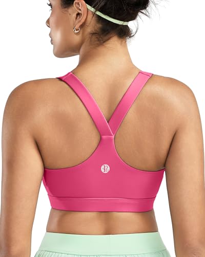 Image of RUNNING GIRL Sports Bras for Women, Molded Cup High Impact Sports Bra Workout Bras for Women High Support Racerback