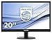 Philips Monitor per PC, 19.5 Pollici, 16:9, Ingresso VGA, 1600x900, Nero (Ricondizionato)