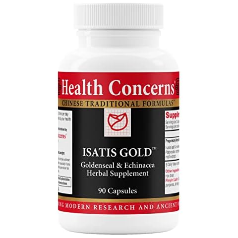 Health Concerns Isatis Gold - Immune System Support & Respiratory Tract Supplements - 90 Capsules Cover